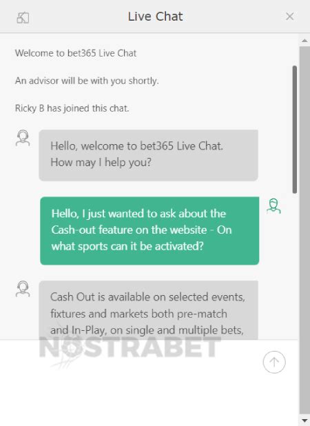 bet365 support chat.